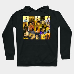 yellow rap collage Hoodie